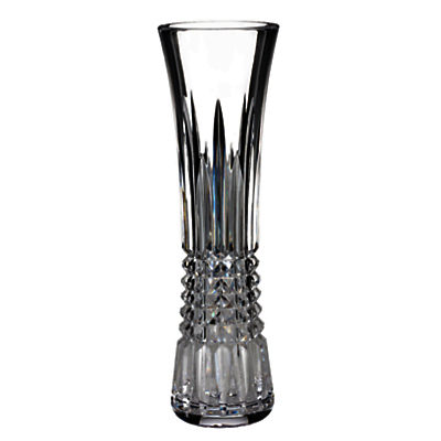 Waterford Crystal Lismore Diamond 60th Anniversary Bud Vase, H23cm Waterford Crystal Lismore Diamond 60th Anniversary Bud Vase, H23cm